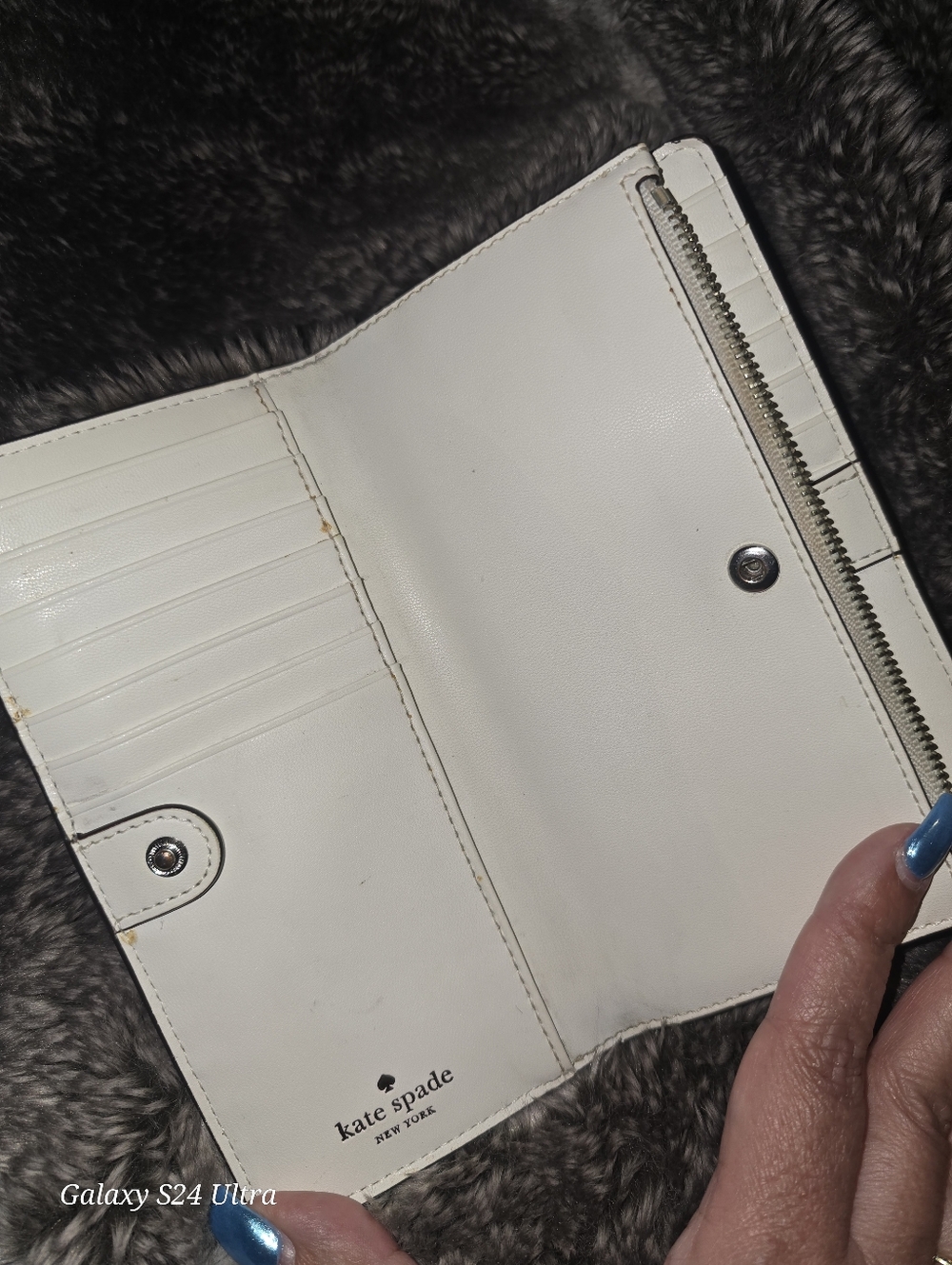 Kate Spade Silver Snap Wallet - Picture 5 of 5